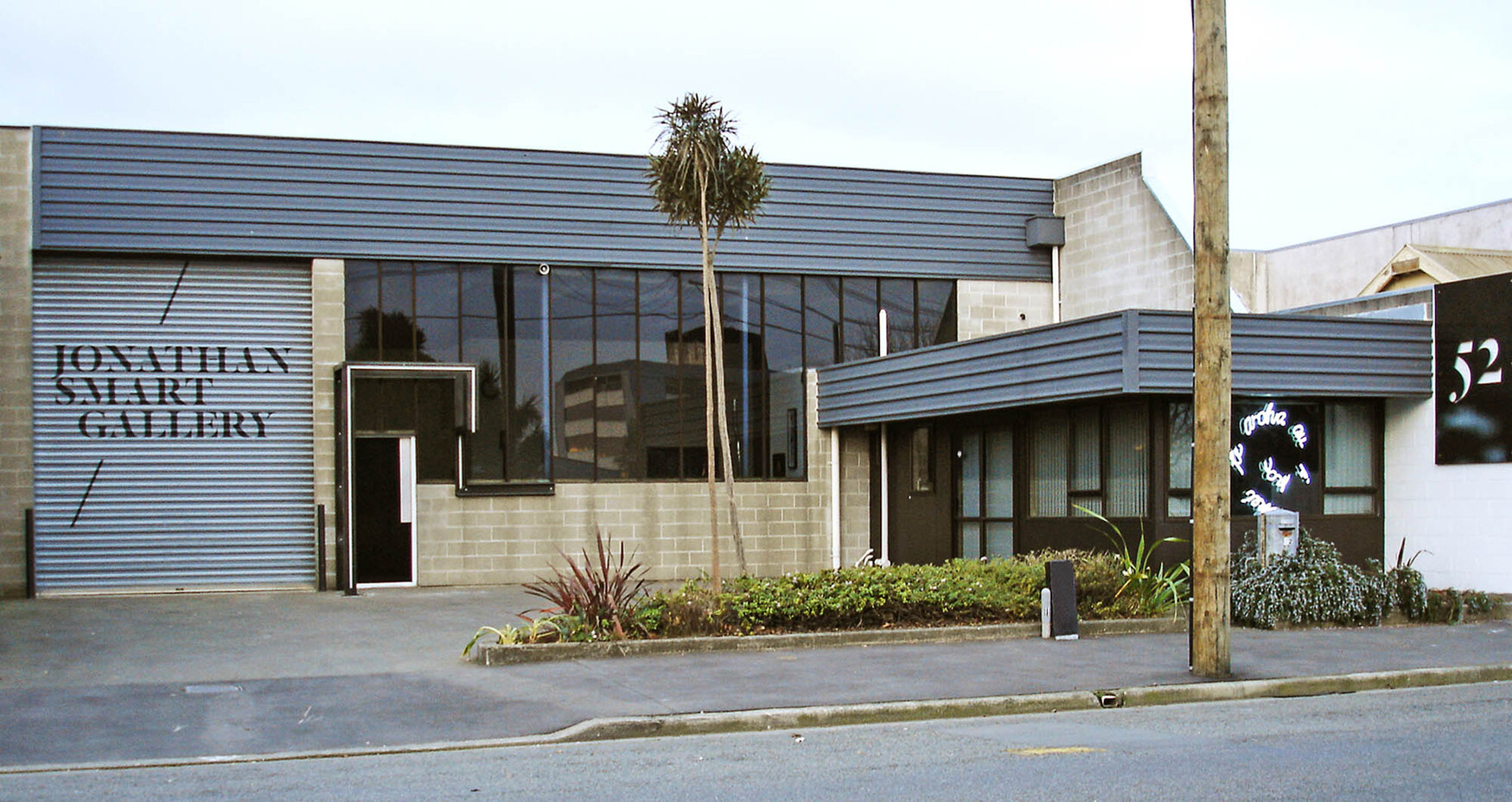 Gallery building from the road