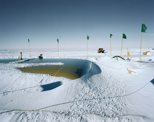 Fuel Bladder, Siple Dome, Antarctica