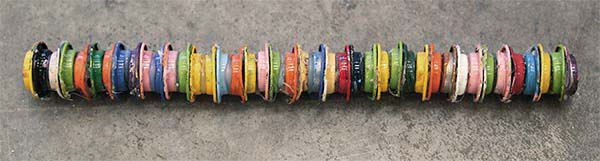 Untitled (paint tin lids) Untitled (paint tin lids)