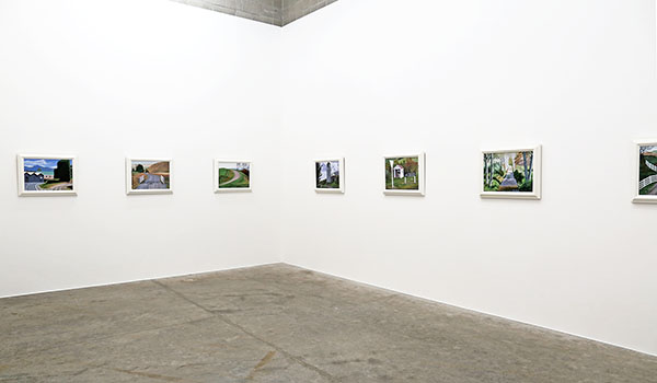 Up the Road - installation view
