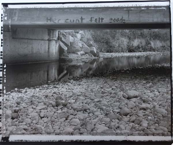 Mataura, Western Southland, Her Cunt Felt Good, 2004 - silver gelatin print