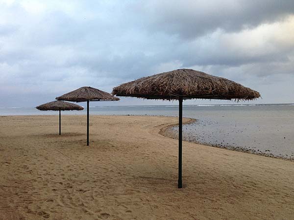 Umbrellas, Fiji, 2015